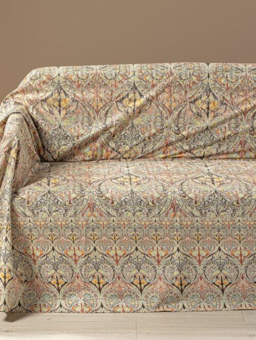 Telo arredo copridivano in cotone “Grandecor Virgin” -CALEFFI